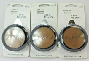 Almay Pressed Powder All Set No Shine*Choose your shade*Twin Pack*Cracked Case* - Picture 1 of 2