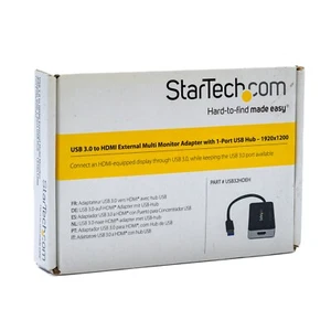 StarTech USD32HDEH USB 3.0 to HDMI External Multi Monitor Adapter 1-Port USB Hub - Picture 1 of 5