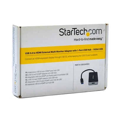 StarTech USD32HDEH USB 3.0 A HDMI Esterno Multi Monitor Adattatore 1-Port Hub - Immagine 1 di 4