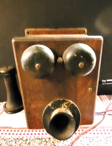 Antique Western Electric Crank Wall Phone - Picture 1 of 12
