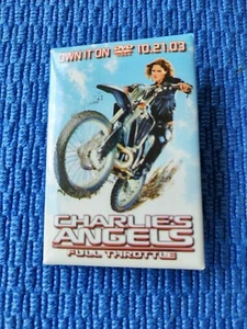 Pin/Pinback Los Ángeles de Charlie Acelerador Completo Película Promo Publicidad 2003 #2 - Imagen 1 de 2