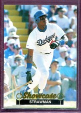 DARRYL STRAWBERRY ~ 1991 Showcase Price Guide Baseball Card #44 (#/10,000) SP  