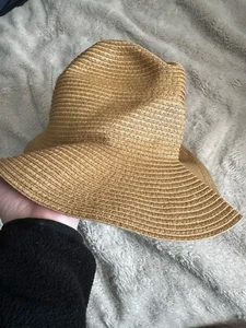 MADEWELL Sun Hat Straw Summer Floppy Beige Size M/L - Picture 1 of 4