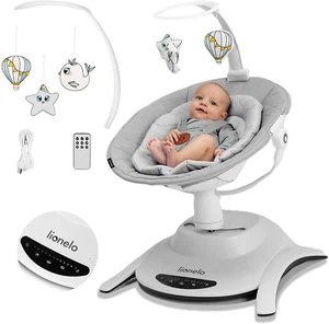 Bella 360 Sdraietta Dondolo per Neonato Fino a 9 Kg Altalena Eletrica Con 12 Mel - Foto 1 di 12
