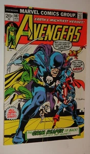 AVENGERS #107 JIM STARLIN CLASSIC GRIM REAPER  FINE 1973 - Picture 1 of 2