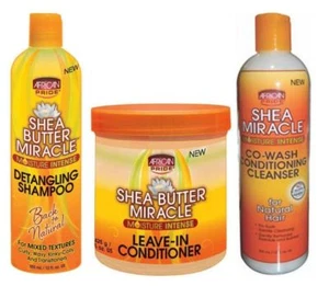 African Pride Shea Butter Miracle Shampoos and Leave in Conditioners - Picture 1 of 8