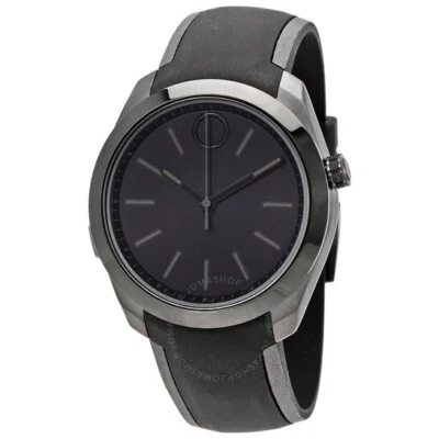 Мужские часы Movado BOLD Motion сталь 44 мм резиновый ремешок черные 3660002 ТОЛЬКО ВРЕМЯ - Изображение 1 из 4