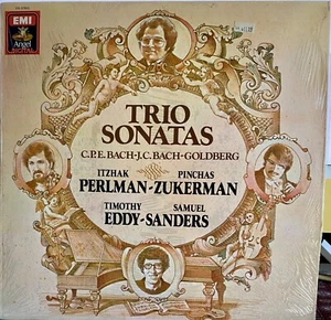 Perlman/Zuckerman Trio Sonatas: C.P.E./J.C. Bach/Goldberg EMI DS37815 shrink M/M - Picture 1 of 1