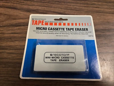 Borrador de casete Recoton 148TC Mini-Micro - Nuevo stock antiguo Foto 1 de 2