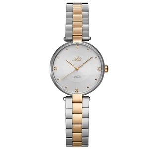 Adi Women's Two-Tone 18K Gold PVD Stainless Steel Analog Watch w/ Sapphire 32mm - Picture 1 of 7