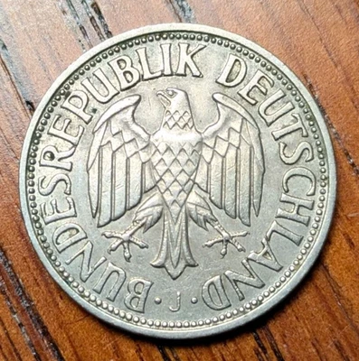 Alemania 1950J República Federal 1 marco alemán Foto 1 de 4