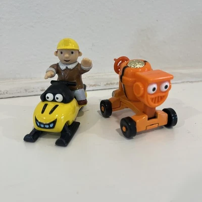 Bob the Builder Diecast Scoot Snowmobile Dizzy Mixer Set 2004 - Image 1 of 4