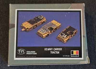Verlinden Productions Kit #240 1:72 US Navy Carrier Tractor - Image 1 of 3