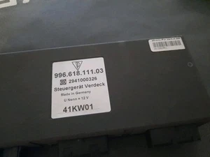 99-05 Porsche 911 Carrera 996 Convertible Roof Top Control Module OEM - Picture 1 of 2