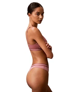 NwT Calvin Klein WOMEN's (SMALL) Tonal Logo Thong QF7954-630 Odor Resistant - Picture 1 of 5