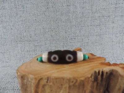 Antiguo Tibetano Antiguo Ágata Dzi Cuentas para Collar Colgante Tibet Gzi Cuentas E1 Foto 1 de 4