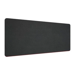 28"x14" Desk Mat Protector, PU Leather Dual Side Mouse Pad Mat, Black/Red - Picture 1 of 6