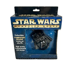 Vintage Star Wars Computer Maus Darth Vader Neu Kabelgebunden Plug & Play Sammlerstück - Bild 1 von 10
