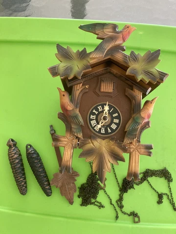 HUBERT HERR Cuckoo Clock - For Parts Or Repair Cover