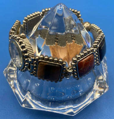 RELOJ PULSERA Vivani para mujer de colección piedras semipreciosas cierre magnético necesita batería 7,5" Foto 1 de 4