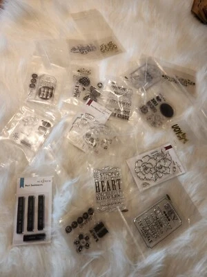 Gran lote de sellos nuevos transparentes Unity Stamp co. RS-79 Foto 1 de 4