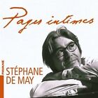 Stphane De May  Pages Intimes - New Cd - J1398z
