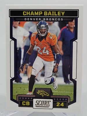 2023 PANINI SCORE CHAMP BAILEY BASE FOOTBALL CARD DENVER BRONCOS NFL 78 donruss - Image 1 of 2