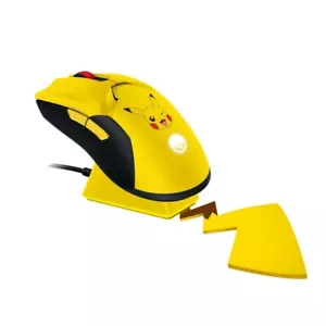 Razer x Pokémon Pikachu Viper Ultimate Wireless Mouse with Charging Dock 20K DPI - Picture 1 of 6