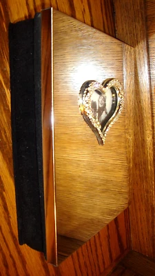 Nuevo en caja Álbum de fotos Godinger Silver Art Co plateado con corazón de cristal ~ ¡Regalo!   744 Foto 1 de 4