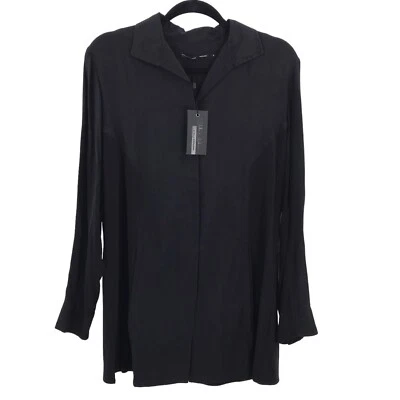 Túnica de popelina tejida jersey cupramonio Stella Carakasi para mujer S Lagenlook DEFECTUOSA Foto 1 de 4