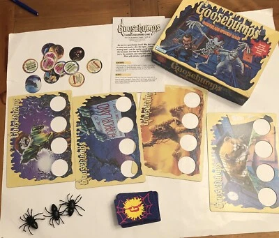 Goosebumps Shrieks and Spiders Card Game Complete Set Parker Brothers Age 7+  - Image 1 of 4