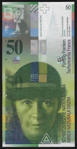 SWITZERLAND 50 FRANCS 2012 PIK-71e GEM UNC - Picture 1 of 2
