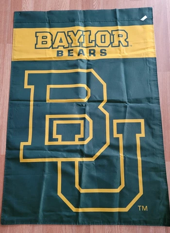 NCAA Baylor University Bears 2-SIDED 29 X 42 "BANNER W/Pole Sleeve college Cover