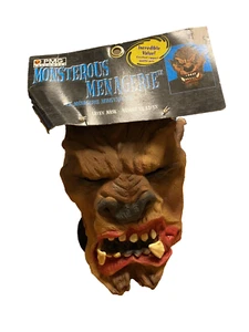 Vintage 2002 Papier Magic Group Wolfman Halloween Latex Maske Neu mit Etikett - Bild 1 von 4