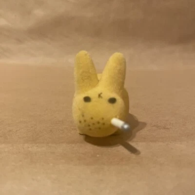 Frank Kozik - LABBIT - Mustard Flocked - Kidrobot Displayed With Love But MINT - Image 1 of 4