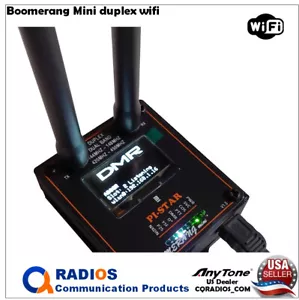 DMR Hotspot Dúplex MMDVM TS1 y TS2 UHF Pantalla WIFI Boomerang HSMINI Hecho en EE. UU. - Imagen 1 de 10