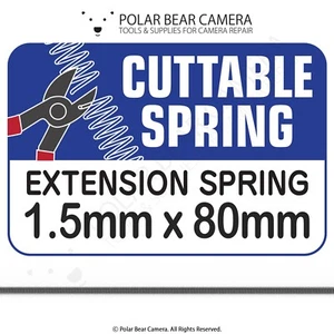 Lentes cortables micro miniatura pequeña extensión con resorte de 1,5 mm x 80 mm para cámara de acero - Imagen 1 de 4