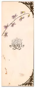 1894 Grand Cafee' Doney Menù Francese Firenze, Italia - Goffrato e Dorato C7 - Foto 1 di 3