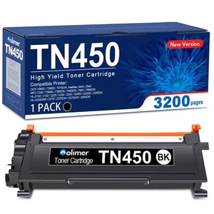 Compatible TN450 Toner Cartridge Replacement for Brother HL-2270DW HL-2280DW - Picture 1 of 7