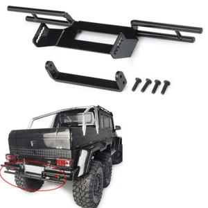 Aluminum Rear Bumper Protector Black For 1/10 TRX-6 RC Rock Crawler Car - Picture 1 of 8