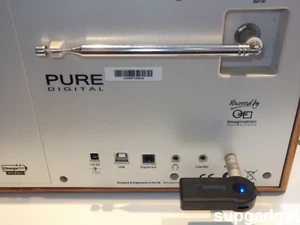 BLUETOOTH Audio Receiver Adapter for Pure Evoke 3 and other Pure  - Picture 1 of 2