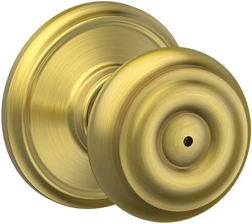 Schlage F40 GEO Georgian Door Knob, Bed & Bath Privacy Lock - Image 1 of 1