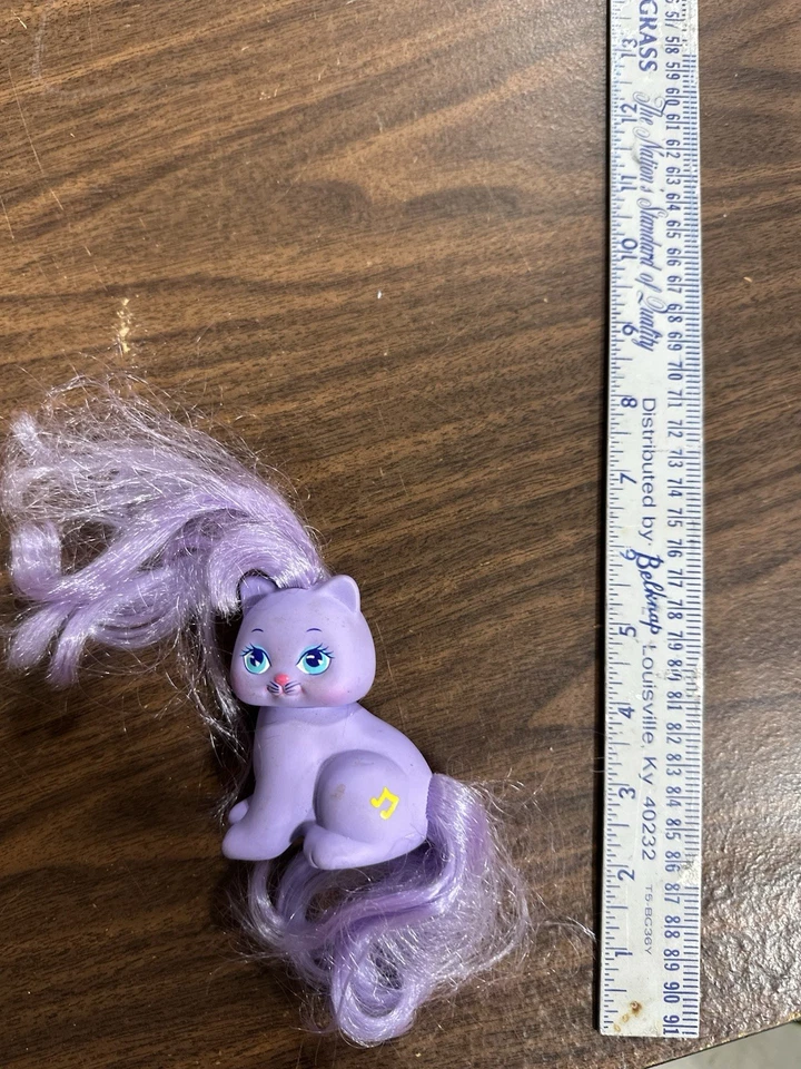 Nota musical púrpura Mattel Little Pretty Beauty Mobile Carla Kitty RARA H13 Foto 1 de 2