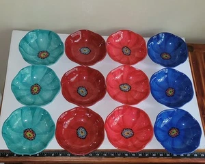 Studio California Melamine Bowls Lot Of (12) Laurie Gates - Picture 1 of 21