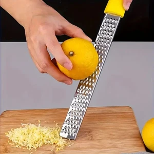 Lemon Zester Food Grater Tool Stainless Steel for Cheese and Citrus - Bild 1 von 7