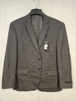 Andrew Marc New York Hombre Blazer Abrigo Deportivo Traje Chaqueta Gris 46R Elástico Nuevo con Etiquetas  Foto 1 de 4