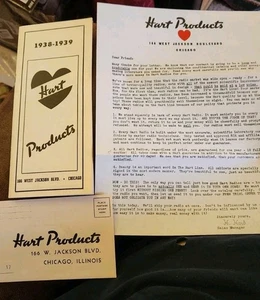 Vintage "Herzprodukte" Großhandel Mini Katalog mit Brief & Bestellformular Chicago - Bild 1 von 11