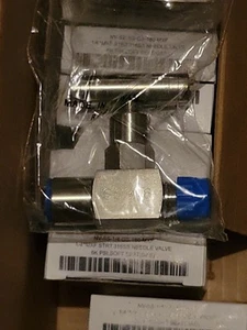 Needle Valve Ss316 NV-SS-1/4-gS-180-MXF (6k psi) Soft Seat Mnpt X Fnpt 1 Qty - Picture 1 of 2