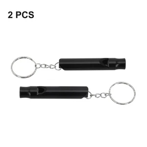 Porte-clés Sifflet de Survie Léger en Alliage d'Aluminium pour Activités de Plein Air - Photo 1/23