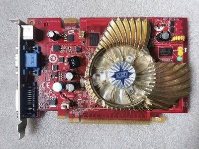 Retro MSI Nvidia GeForce NX8600 GT 256MB PCI-E Graphics Card - Image 1 of 4